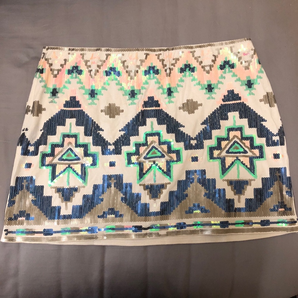 Express Sequin Skirt Y2K